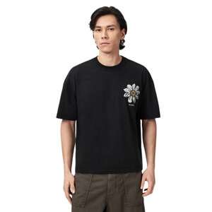 AllSaints Petals Oversized Short Sleeve Graphic T-Shirt